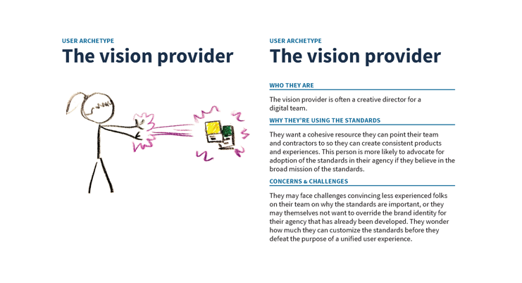 The vision provider user archetype